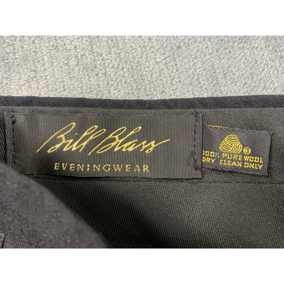 Bill Blass Black Dress Pants Elite Eveningwear 100% Pure Wool Mens Size 33x30 - Picture 4 of 6